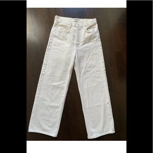 AGOLDE Ren wide leg jeans in paper, 26